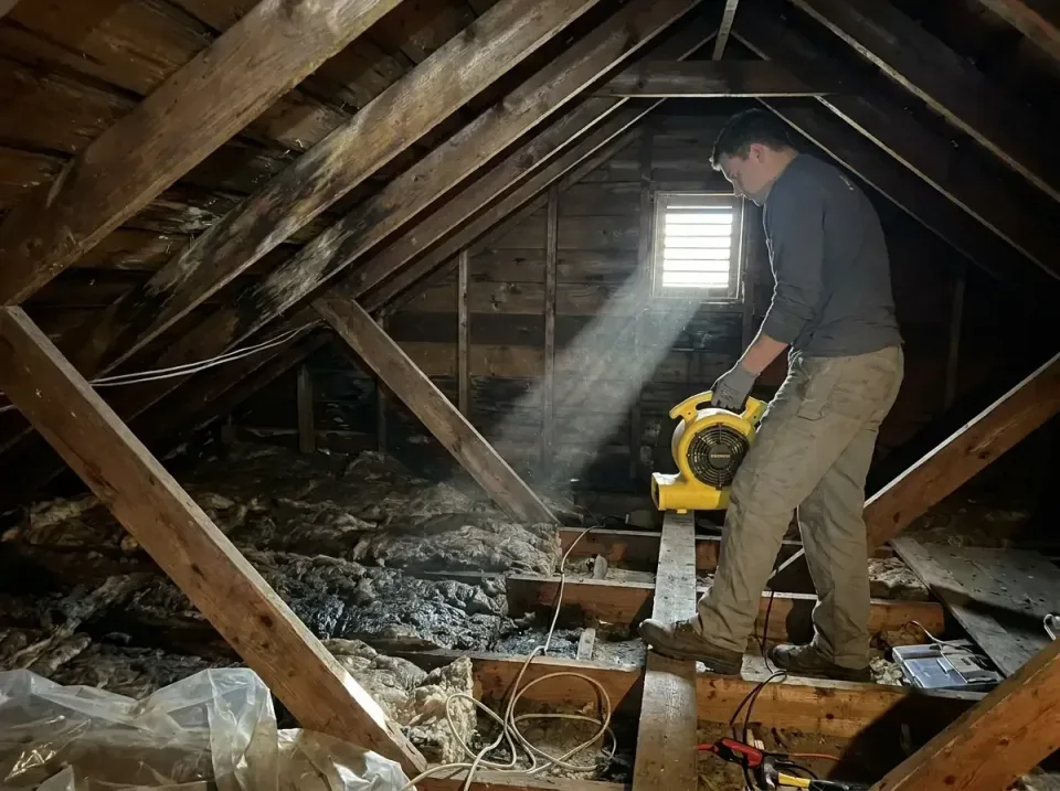 attic-water-damage-drying-proc-007 — frequently asked questions, Emergency Water Extraction & 24/7 Flood Response in Carroll…